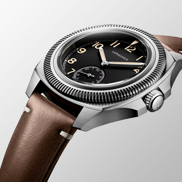 LONGINES 浪琴錶 PILOT MAJETEK 經典復刻飛行腕錶套裝版 43mm L28384539