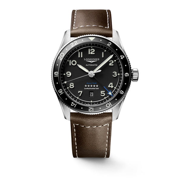 LONGINES 浪琴 Spirit Zulu Time 先行者系列世界時區腕錶 42mm L38124532