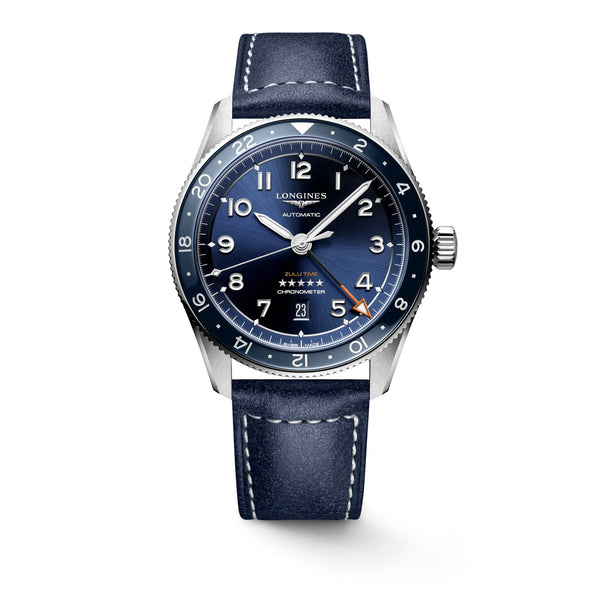 LONGINES 浪琴 Spirit Zulu Time 先行者系列世界時區腕錶 42mm L38124932
