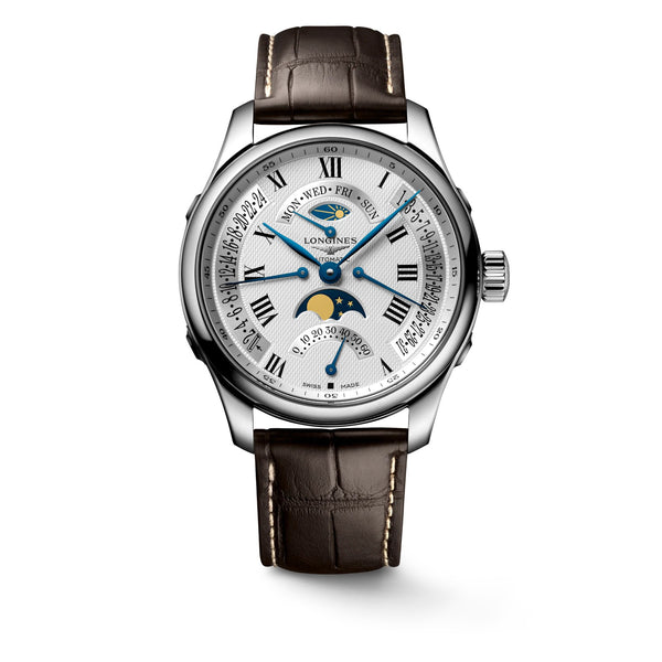 LONGINES Master 浪琴巨擘系列四逆跳月相複雜功能機械錶 44mm L27394713