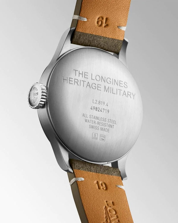 LONGINES 浪琴 Heritage Military 復刻機械軍錶 38.5mm L28194932