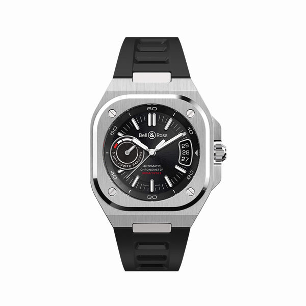Bell & Ross 柏萊士 BR-X5 BLACK STEEL BRX5 Rubber
