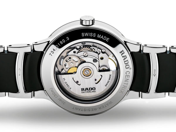 RADO 雷達錶 Centrix Automatic Open Heart 晶萃系列鏤空機械腕錶 R30178152
