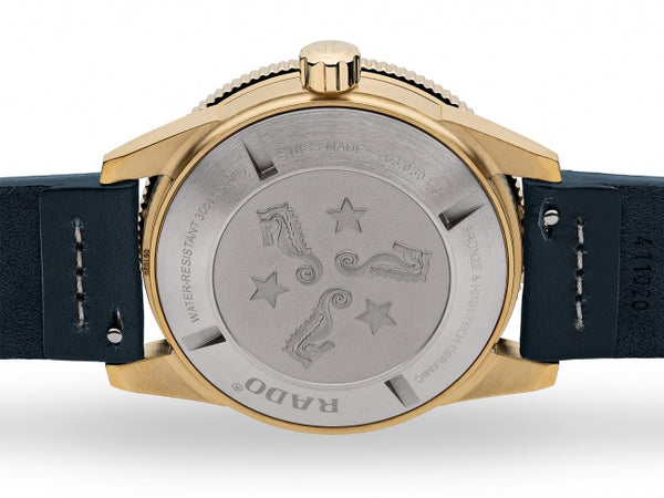 RADO 雷達錶 CAPTAIN COOK BRONZE 庫克船長青銅腕錶 藍面 42mm R32504205 - 新萬國鐘錶