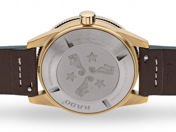 RADO 雷達錶 CAPTAIN COOK BRONZE 庫克船長青銅腕錶 棕面 42mm R32504306 - 新萬國鐘錶