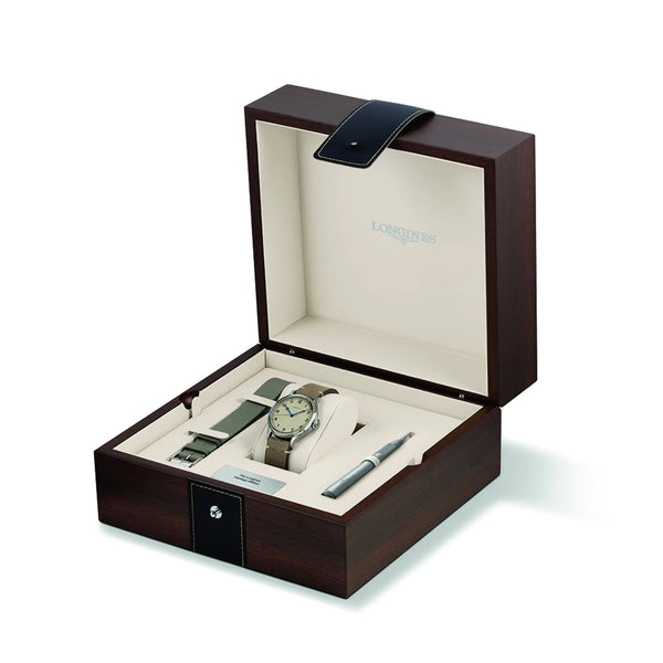 LONGINES 浪琴 Heritage Military 復刻機械軍錶 38.5mm L28194932