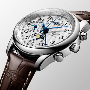 LONGINES Master 浪琴巨擘系列全日曆月相計時碼錶 40mm L26734783 - 新萬國鐘錶