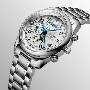 LONGINES Master 浪琴巨擘系列全日曆月相計時碼錶 40mm L26734786 - 新萬國鐘錶