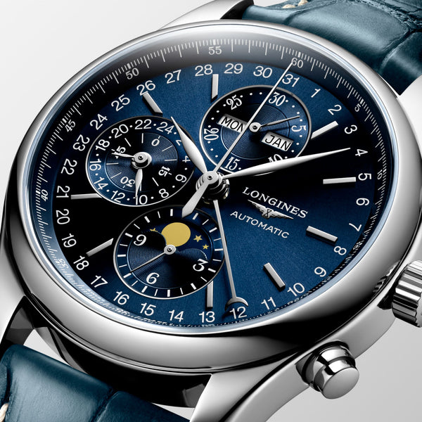 LONGINES Master 浪琴巨擘系列全日曆月相計時碼錶 42mm L27734920