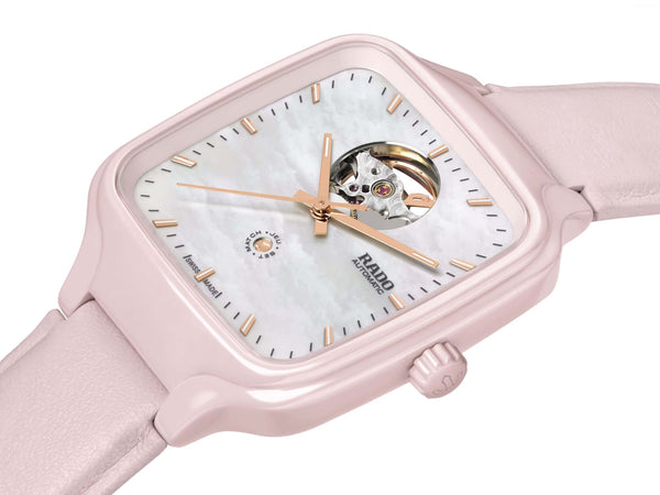 RADO TRUE SQUARE 雷達錶真我方形系列鏤空陶瓷Ash Barty合作款腕錶 38mm R27123905