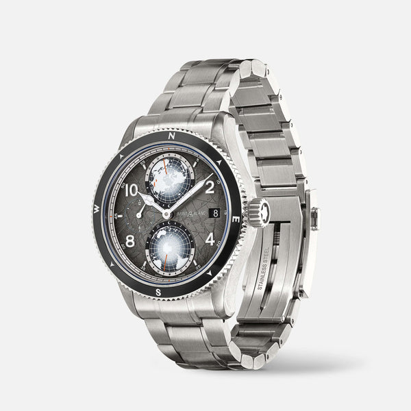 MontBlanc 萬寶龍 1858 Geosphere 世界時區 0 Oxygen 零氧 The 8000 鈦金屬特別版腕錶 42mm 130982