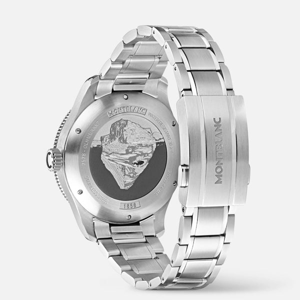 MontBlanc 萬寶龍 Iced Sea 系列300米日期顯示自動潛水腕錶 41mm 129369