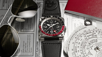 全新柏萊士 Bell & Ross BR03-93 GMT 首款方形錶殼的可樂錶圈，重新為GMT腕錶定位