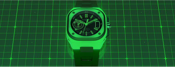 探索黑暗之美：Bell & Ross 柏萊士 BR-X5 Green Lum 全新夜光錶殼版亮相！