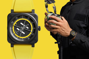 【頂級軍風開箱】把直升機停機坪戴上手！Bell & Ross BR 03 Helipad 黑色陶瓷 41mm 限量新作，硬派飛行美學再進化