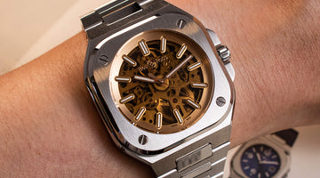 全新登場！Bell & Ross BR 05 Skeleton Golden 經典鏤空都市腕錶的新色彩！