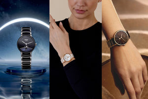 【中秋月相賞析】Rado 雷達表 Centrix 晶萃系列高科技陶瓷月相腕錶開箱！大膽砂金石 ✕ 珍珠母貝交織月光之美