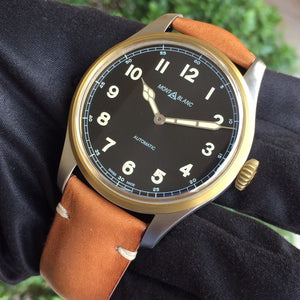 萬寶龍1858復古青銅自動腕錶 － 重現傳奇腕錶之精神
