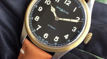 萬寶龍1858復古青銅自動腕錶 － 重現傳奇腕錶之精神