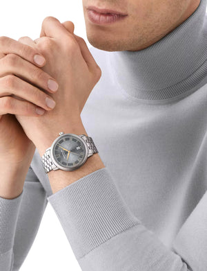 MontBlanc 萬寶龍 Tradtion 傳統系列白朗峰地形錶面自動腕錶 40mm 132433 - 新萬國鐘錶