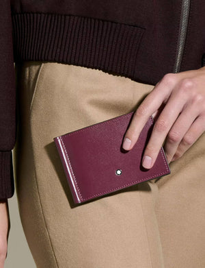 MONTBLANC 萬寶龍大師傑作系列卡夾，6 卡式皮夾附鈔票夾 MB199301