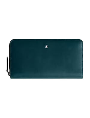 MONTBLANC 萬寶龍匠心系列經典12卡式長版拉鏈長夾 MB198751