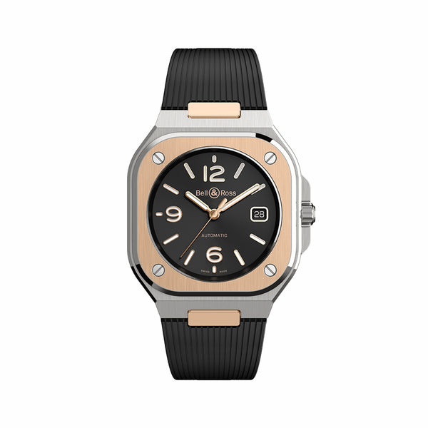 Bell & Ross 柏萊士 BR 05 BLACK STEEL & GOLD 半金款
