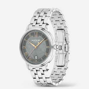 MontBlanc 萬寶龍 Tradtion 傳統系列白朗峰地形錶面自動腕錶 40mm 132433 - 新萬國鐘錶