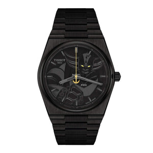 TISSOT 天梭 PRX 系列80小時自動款黑色PVD金剛戰神50周年特別款 40mm T1374073305101