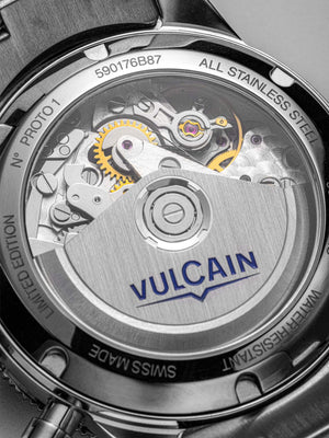 VULCAIN 窩路堅 Skindiver 潛水員系列隕石面計時機械限量版腕錶 39.7mm 590176T17.BHM286