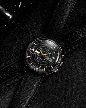 VULCAIN 窩路堅 Nautical 潛水員鬧鈴復刻1961限量款手上鍊腕錶 42mm 100152A07.BAC143