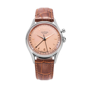 VULCAIN 窩路堅傳奇鬧鈴系列手上鍊腕錶 39mm 100168A66.BAN228