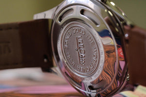 VULCAIN 窩路堅傳奇鬧鈴系列手上鍊腕錶 39mm 100168A06.BAC201