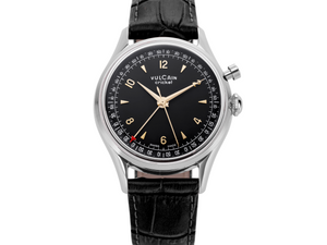 VULCAIN 窩路堅傳奇鬧鈴系列手上鍊腕錶 39mm 100168A06.BAC201 - 新萬國鐘錶