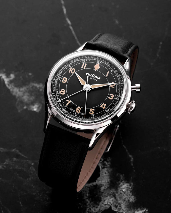 VULCAIN 窩路堅經典鬧鈴系列手上鍊腕錶 39mm 100168B97.BAC201