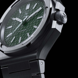 YEMA 野馬 Wristmaster Traveller 城市旅行家八角形機械錶 39mm YWTR23-ZMS