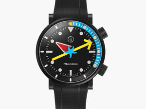 YEMA 野馬 Alain Silberstein 聯名限量 DLC 5級鈦金屬自製機芯腕錶 40mm 20.24.66.TN.U6 - 新萬國鐘錶