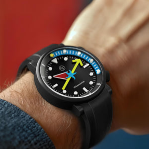 YEMA 野馬 Alain Silberstein 聯名限量 DLC 5級鈦金屬自製機芯腕錶 40mm 20.24.66.TN.U6