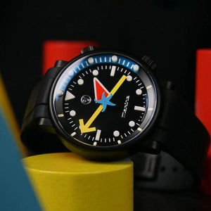 YEMA 野馬 Alain Silberstein 聯名限量 DLC 5級鈦金屬自製機芯腕錶 40mm 20.24.66.TN.U6