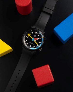 YEMA 野馬 Alain Silberstein 聯名限量 DLC 5級鈦金屬自製機芯腕錶 40mm 20.24.66.TN.U6