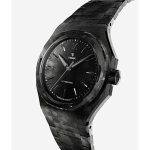 YEMA 野馬 Wristmaster Traveller 城市旅行家 SLIM CMM.20 八角形超薄自製機芯機械錶 39mm 76.24.06.SN.M