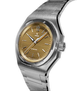 YEMA 野馬 Wristmaster Traveller 城市旅行家 SLIM CMM.20 八角形超薄自製機芯機械錶 39mm 76.24.03.SN.M