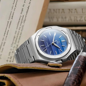 YEMA 野馬 Wristmaster Traveller 城市旅行家八角形機械錶 39mm YWTR24-GMS