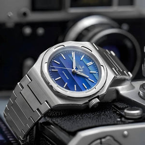 YEMA 野馬 Wristmaster Traveller 城市旅行家八角形機械錶 39mm YWTR24-GMS