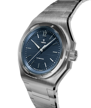 YEMA 野馬 Wristmaster Traveller 城市旅行家 SLIM CMM.20 八角形超薄自製機芯機械錶 39mm 76.24.05.SN.M