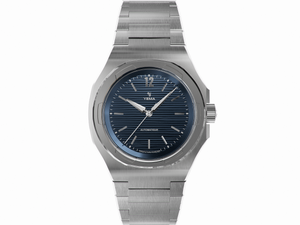 YEMA 野馬 Wristmaster Traveller 城市旅行家 SLIM CMM.20 八角形超薄自製機芯機械錶 39mm 76.24.05.SN.M - 新萬國鐘錶