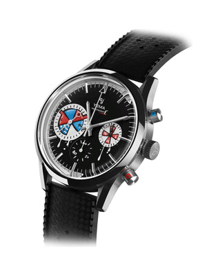 YEMA 野馬 Yachtingraff seconde / seconde/ 聯名機械石英混合機芯腕錶 39mm YMHF1588-ATPS