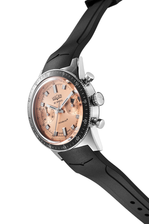 VULCAIN 窩路堅 Skindiver 潛水員系列鮭魚面計時機械限量版腕錶 39.7mm 590176B87.BAR255