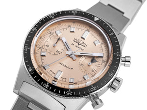 VULCAIN 窩路堅 Skindiver 潛水員系列鮭魚面計時機械限量版腕錶 39.7mm 590176B87.BHM286