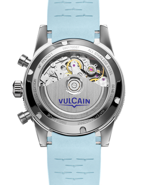 VULCAIN 窩路堅 Skindiver 潛水員系列冰河藍計時機械限量版腕錶 39.7mm 590176BL7.BAR224
